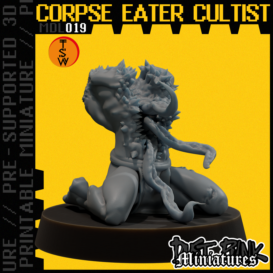 MDL019 CORPSE EATER CULTIST [PRE-SUPPORTED]